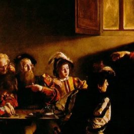 Caravaggio the Calling of St. Matthew