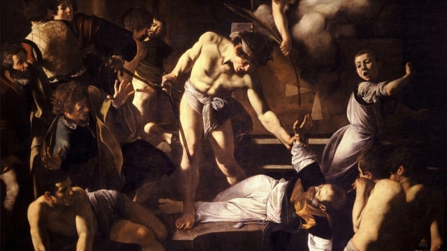 The Martyrdom of St. Matthew Caravaggio