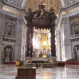 St Peter's baldachin in Rome