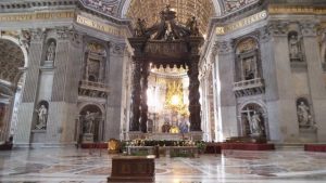 St Peter's baldachin in Rome