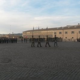 Changing of the Guard in a solemn way