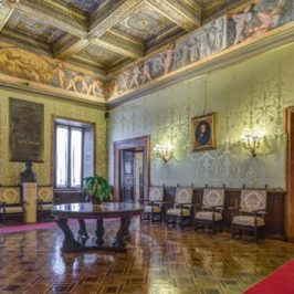 The Risorgimento room in Palazzo Madama