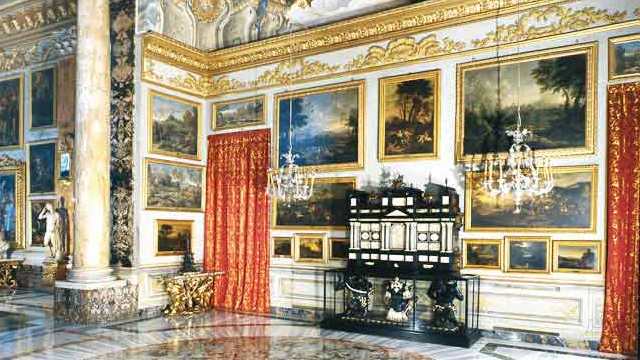 Colonna Palace: the Hall of Landscapes