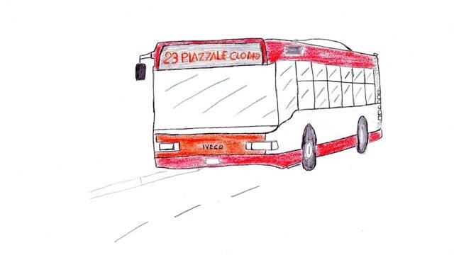 Autobus 23 a Roma
