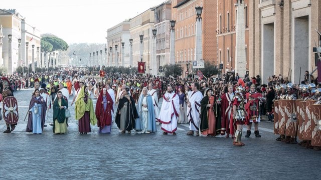 Festa della Befana a Roma Corteo storico