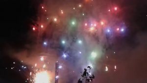 Fuochi artificiali per capodanno a Roma